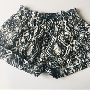 Aztec Print Shorts